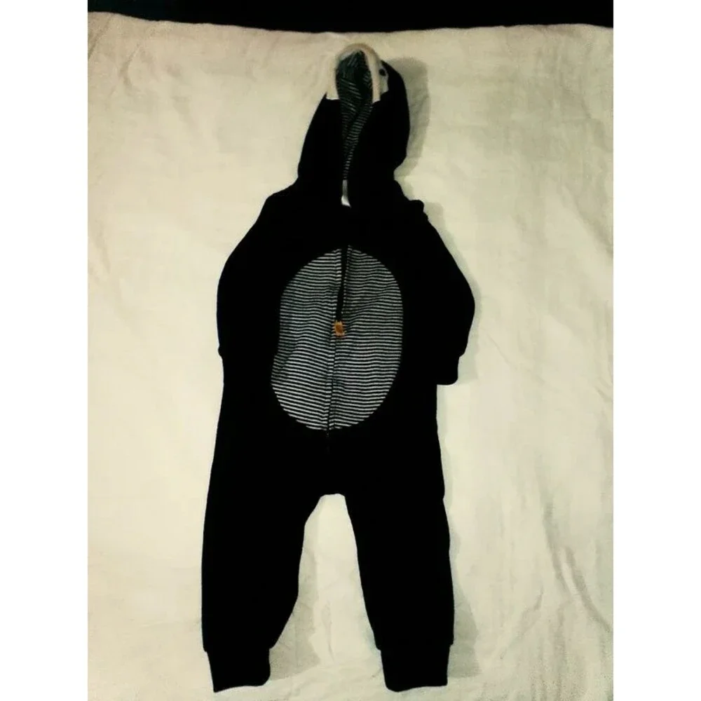 Carter's 12m Penguin Hooded Romper